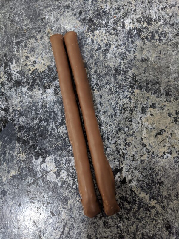 Milk Chocolate covered Pretzel Rods