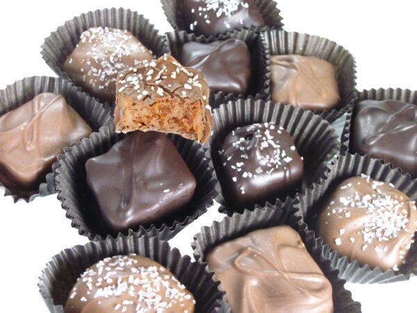 Chocolate covered Caramels Snack Pack